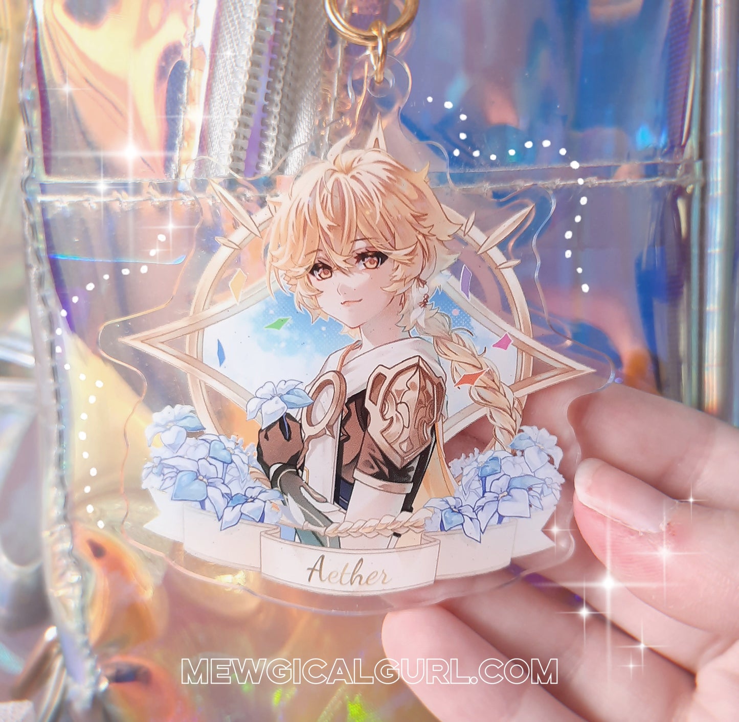 [PRE-ORDER] Genshin Impact Lumine and Aether keychains