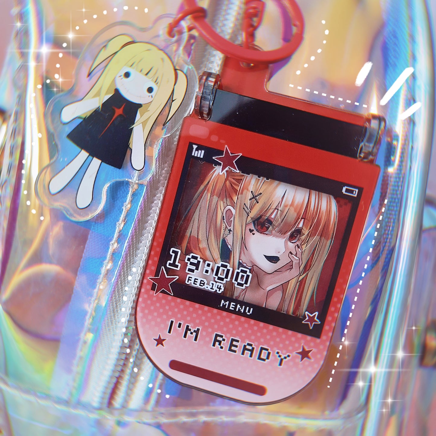 [PRE-ORDER] DEATH NOTE Misa Amane flip-phone keychain