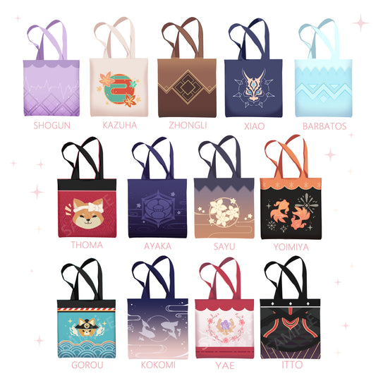 [PRE-ORDER] Genshin Impact TOTE BAGS