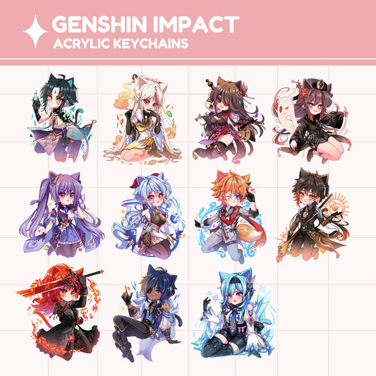 [PRE-ORDER] Genshin Impact nekomimi charms