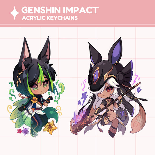 [PRE-ORDER] Tighnari and Cyno charms