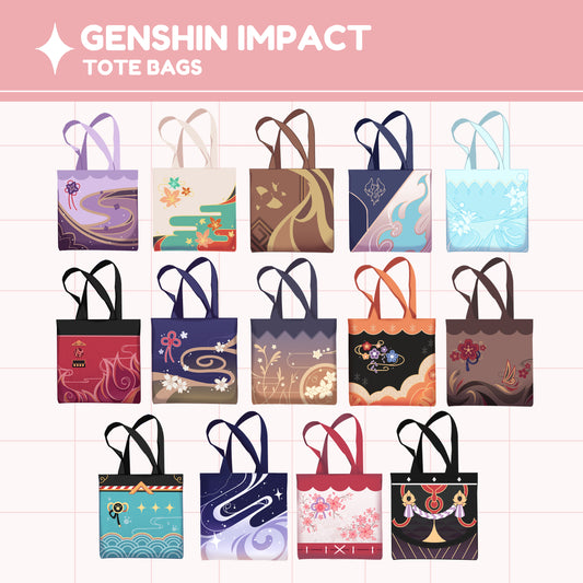 [PRE-ORDER] Genshin Impact TOTE BAGS