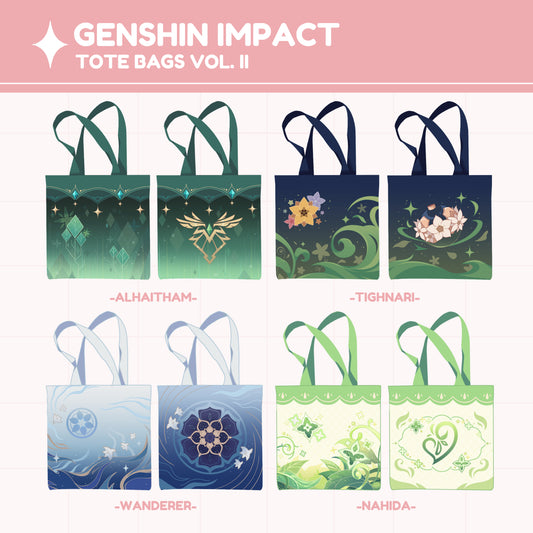[PRE-ORDER] Genshin Impact TOTE BAGS VOL. II